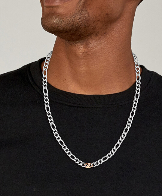 Hugo Boss Pánský bicolor náhrdelník z oceli Rian 1580586