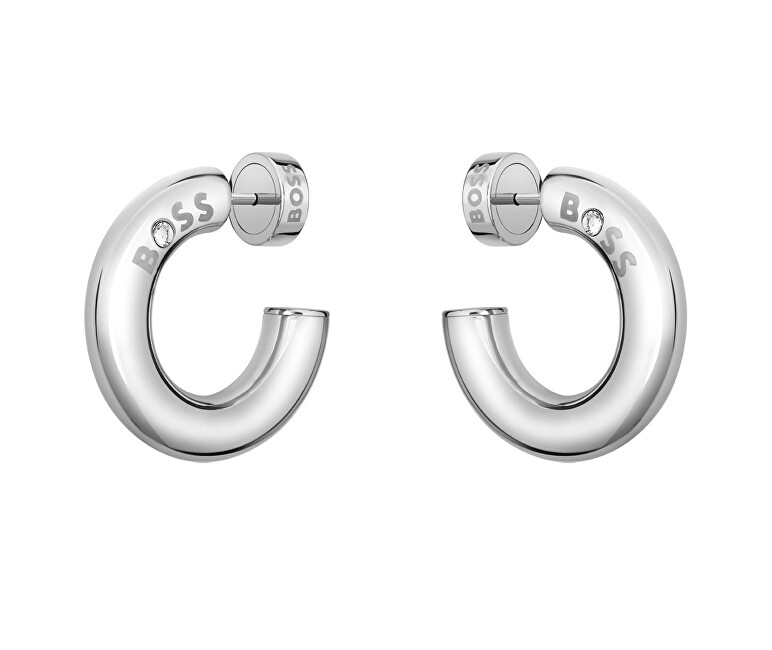 Hugo Boss Fashion kruhové náušnice z oceli Live 1580689