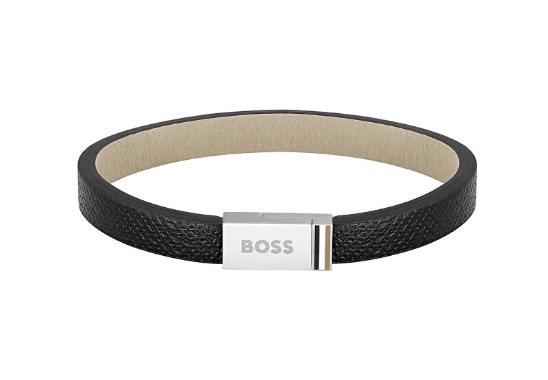 Hugo Boss Moderní kožený náramek Jace 1580336