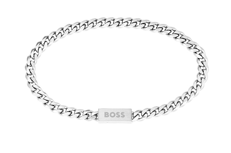 Hugo Boss Nadčasový pozlacený náramek Chain for Him 1580556