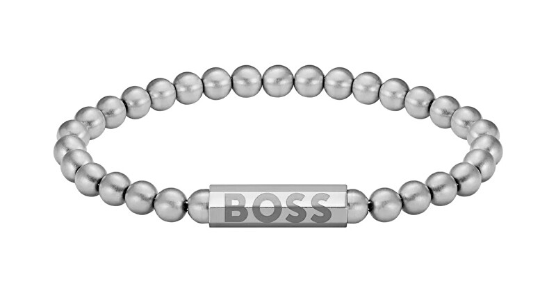 Hugo Boss Ocelový náramek s korálky Sphere 1580658