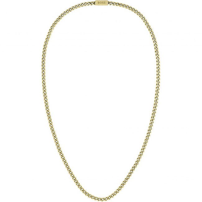 Hugo Boss Originálna pozlátená retiazka Chain for him 1580173 zlatá