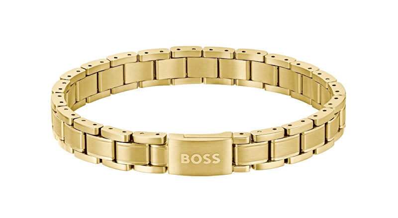 Hugo Boss Pozlacený náramek pro muže Metal Links Essentials 1580711
