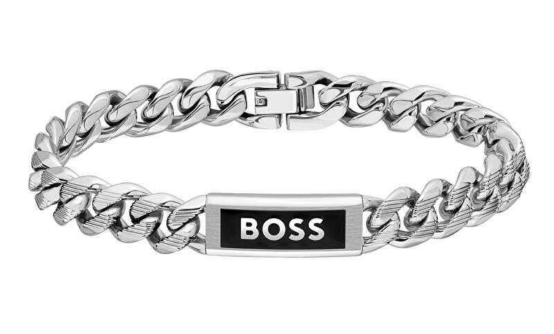 Hugo Boss Pánský ocelový náramek Kassy Emblem 1580679
