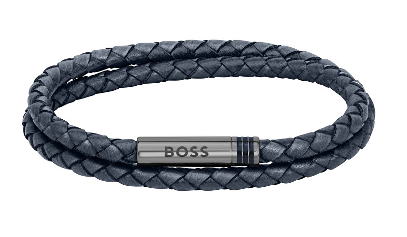 Hugo Boss Stylový kožený dvojitý náramek 1580494