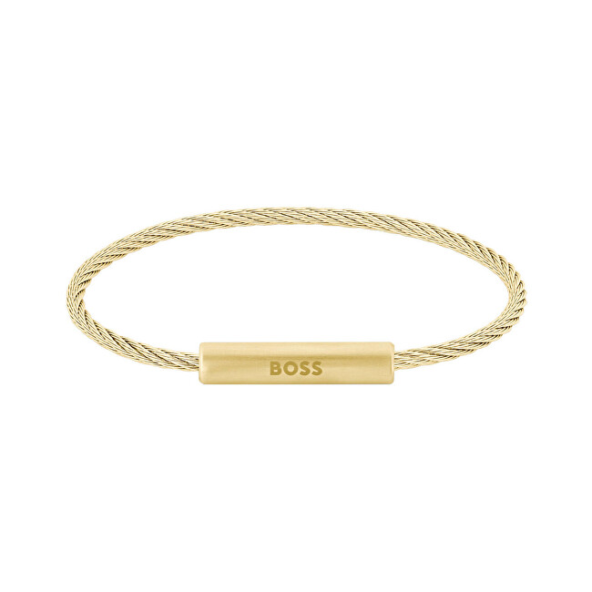 Hugo Boss Trendy pozlacený náramek Alek 1580388