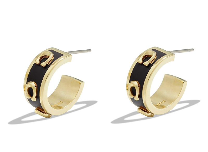 Coach Fashion půlkruhové náušnice pro ženy 37448375GLD001