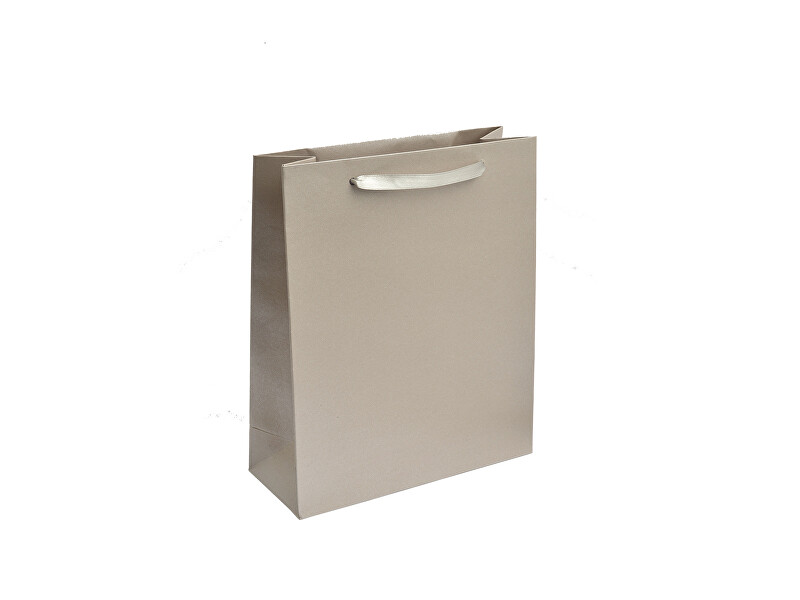 JK Box Dárková papírová taška stříbrná EC-5/AG