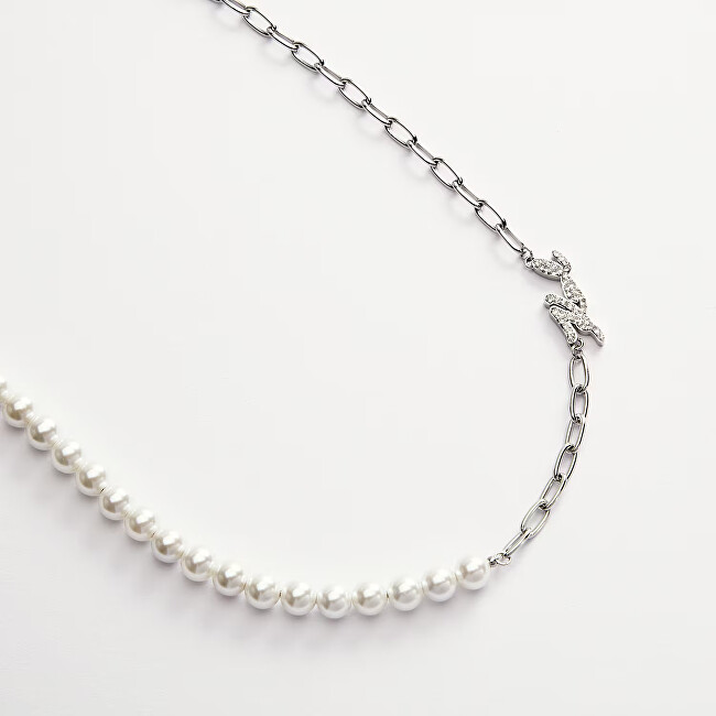 Karl Lagerfeld Elegantní náhrdelník se syntetickými perlami Pearl KLAYR03