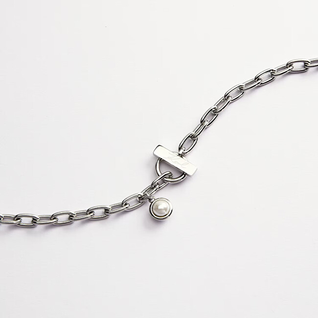 Karl Lagerfeld Stylový ocelový náramek pro ženy Pearl KLAYR06