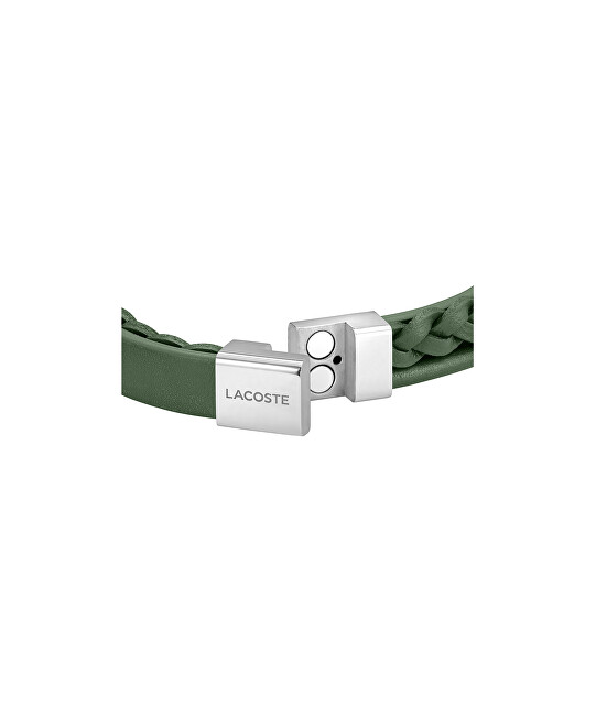 Lacoste Zelený kožený náramek Fusion 2040319