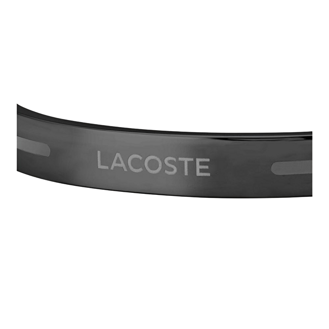 Lacoste Černý otevřený náramek Adventurer 2040528
