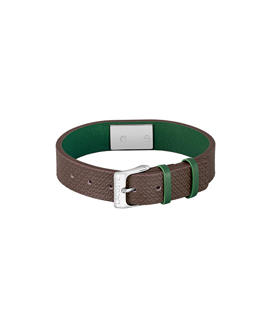Lacoste Moderný kožený náramok s logom 2040388
