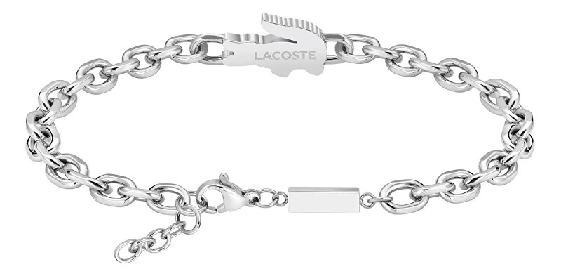 Lacoste Ocelový náramek se zelenými krystaly Arthor 2040610