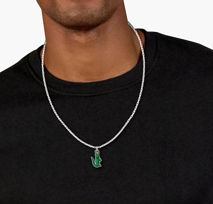 Lacoste Originální ocelový náhrdelník Arthor 2040228