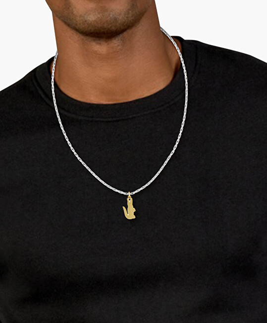 Lacoste Stylový bicolor náhrdelník pro muže Arthor 2040551