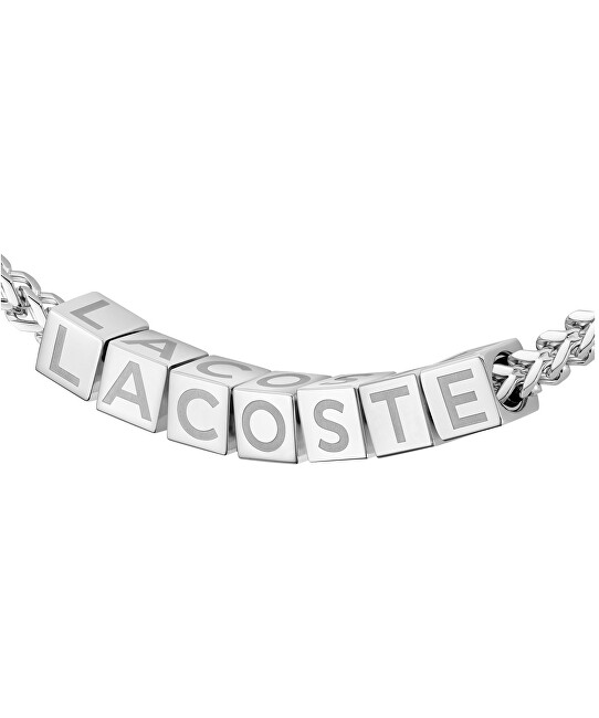 Lacoste Originální ocelový náramek pro muže Script 2040521