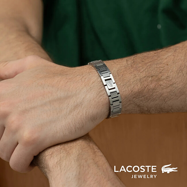 Lacoste Pánský ocelový náramek Metropole 2040117