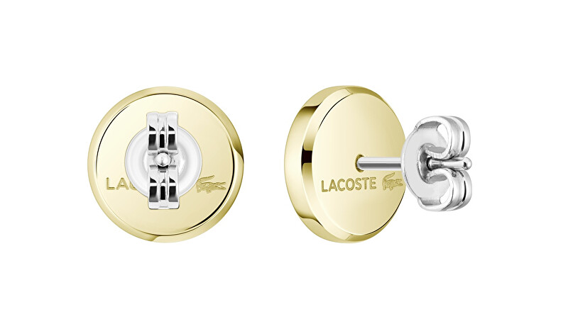 Lacoste Pozlacené náušnice s krokodýlem Arthor 2040498