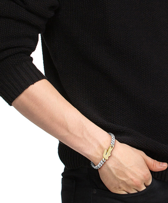 Lacoste Pánský bicolor náramek pro muže Arthor 2040552