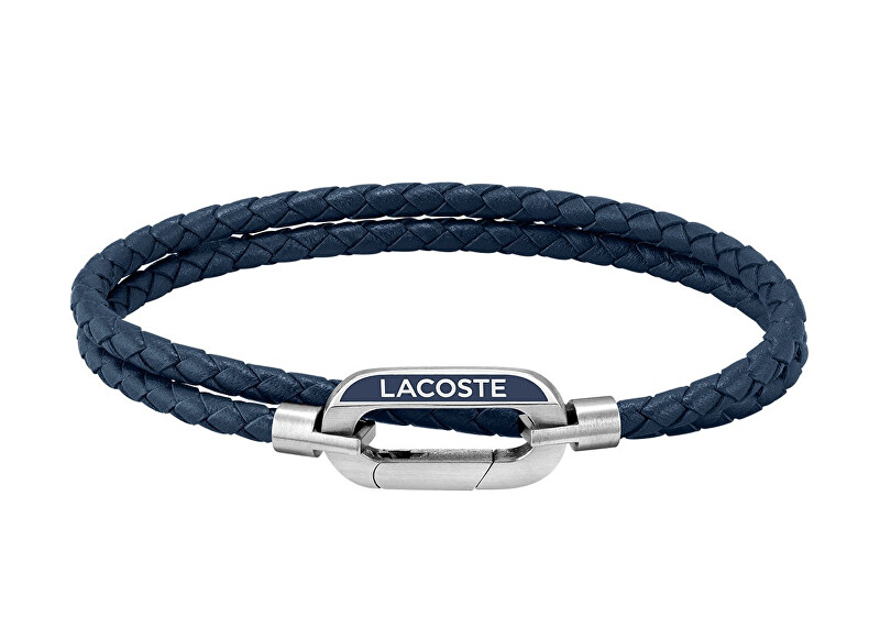 Lacoste Pánský kožený náramek Starboard 2040112