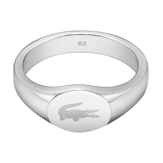 Lacoste Pánsky oceľový prsteň Arthor 2040301 64 mm