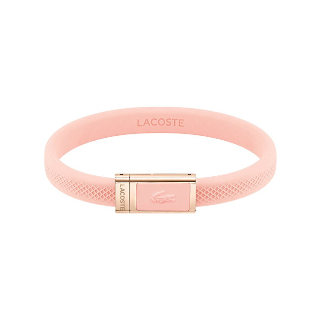 Lacoste Růžový silikonový náramek 2040065