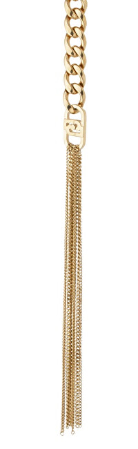 Liu Jo Fashion dlouhý pozlacený náhrdelník LJ3056