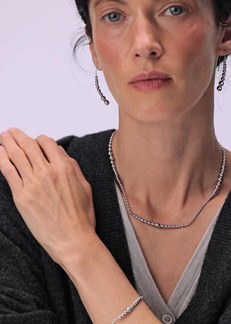 Liu Jo Elegantní kuličkový náhrdelník s krystaly LJ2825