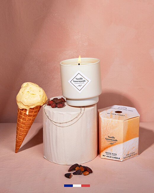My Jolie Candle Vonná svíčka 36h s náramkem Silver Les Surprenantes Gurmánská Vanilka 320290