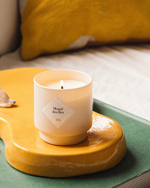 My Jolie Candle Vonná svíčka 36h s náramkem Silver Les Surprenantes Ostrov Monoi 320286