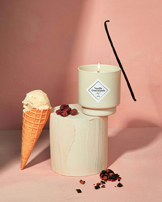 My Jolie Candle Vonná svíčka 36h s náramkem Silver Les Surprenantes Gurmánská Vanilka 320290