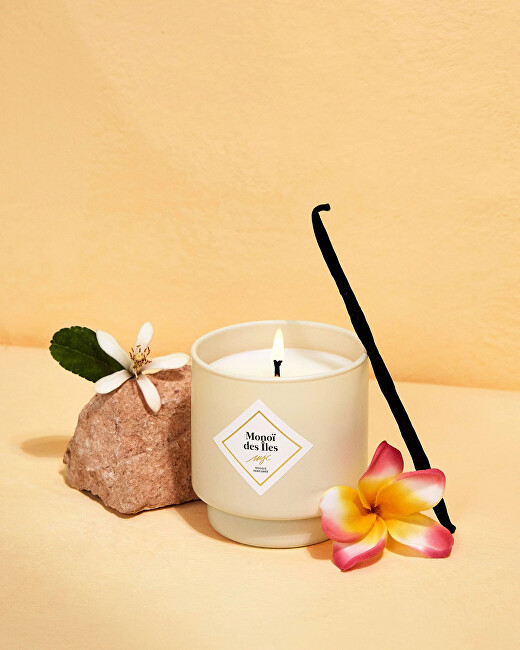My Jolie Candle Vonná svíčka 36h s náramkem Silver Les Surprenantes Ostrov Monoi 320286