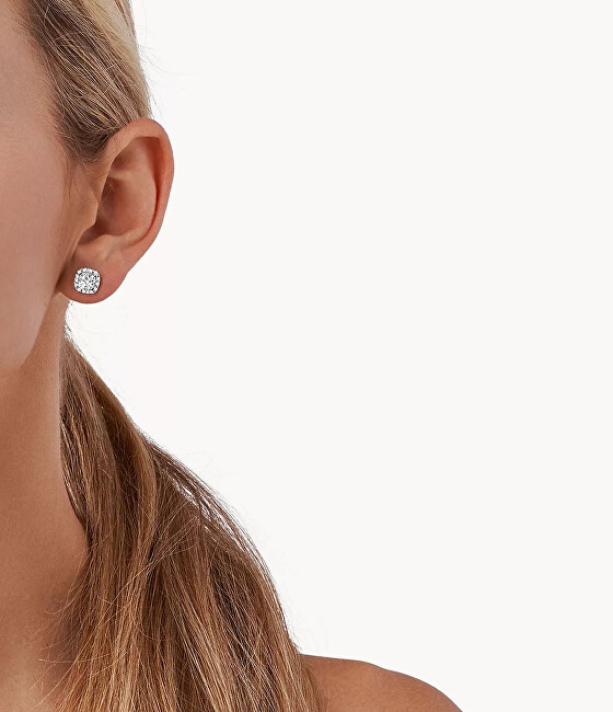 Michael Kors Strieborné náušnice s kubickými zirkónmi Brilliance MKC1405AN040 číra, strieborná