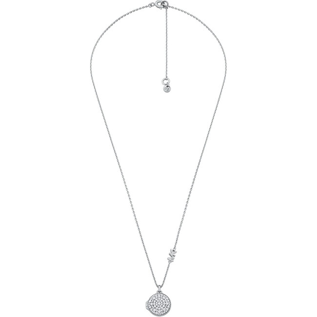 Michael Kors Luxusní stříbrná souprava šperků MKC1700SET (náhrdelník, 2x náušnice)