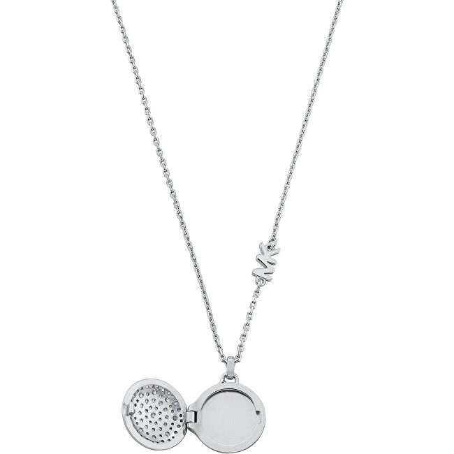 Michael Kors Luxusní stříbrná souprava šperků MKC1700SET (náhrdelník, 2x náušnice)