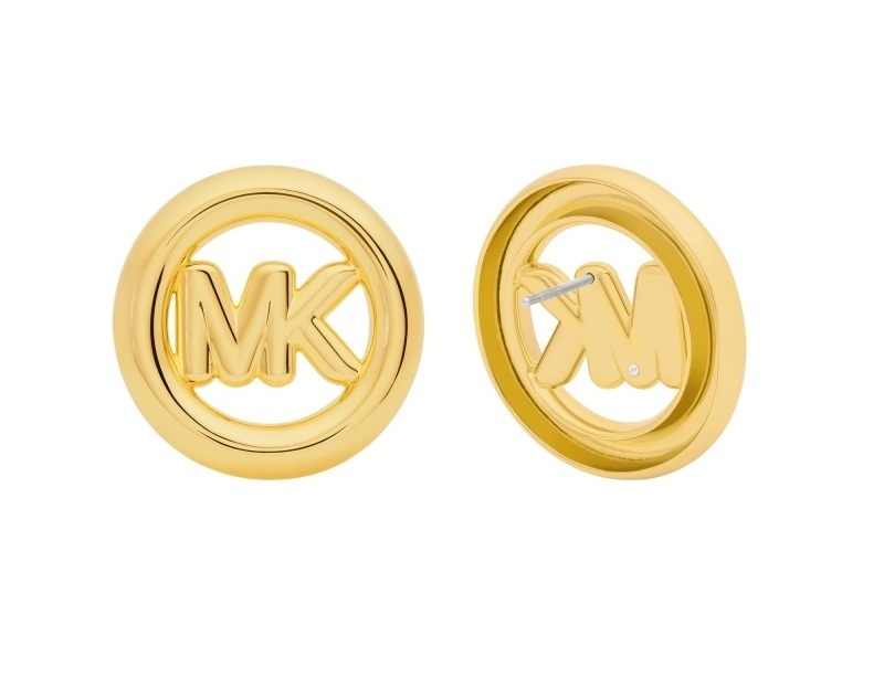 Michael Kors Masívne pozlátené náušnice Premium MKJ8507710 zlatá