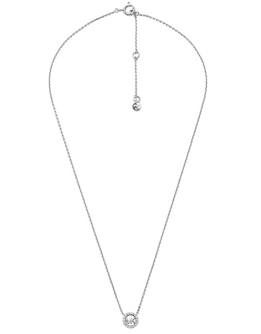 Michael Kors Módny strieborný náhrdelník s kubickými zirkónmi MKC1726CZ040 číra, strieborná