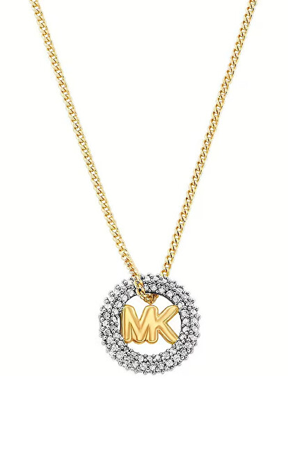 Michael Kors Pozlacený dámský náhrdelník s kubickými zirkony Premium MKJ8546931