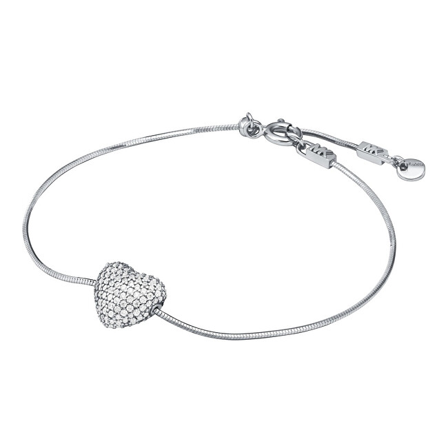 Michael Kors Romantická souprava šperků MKC1833SET (náramek, náušnice) čirá, stříbrná