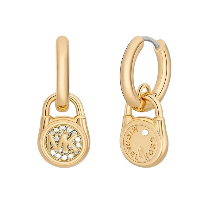 Michael Kors Stylové pozlacené kruhy Hamilton MKJ8206710