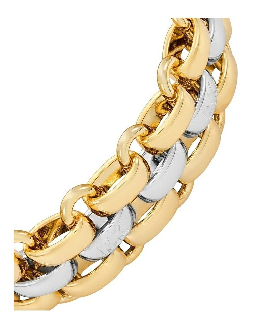 Michael Kors Stylový pozlacený náramek Premium MKJ8592931