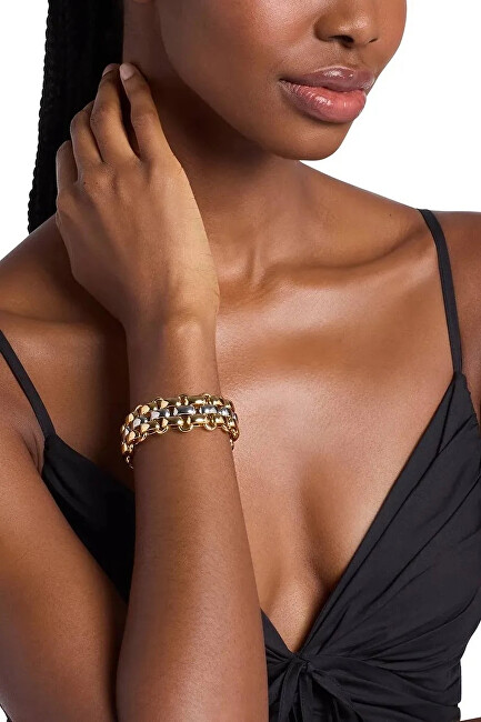 Michael Kors Stylový pozlacený náramek Premium MKJ8592931