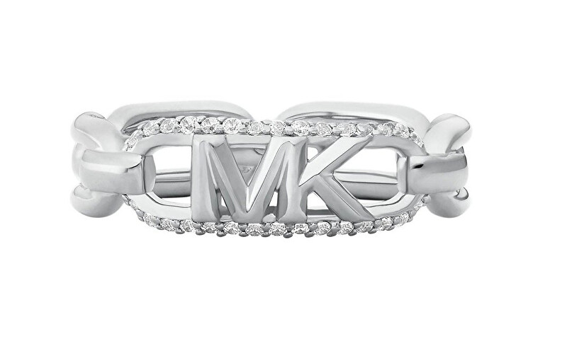 Michael Kors Stříbrný prsten se zirkony Premium MKC1658CZ040