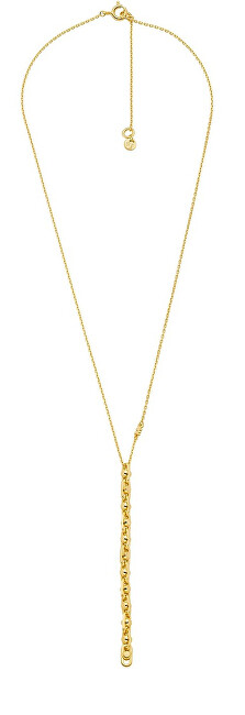 Michael Kors Fashion pozlacený náhrdelník Astor Link MKC170700710