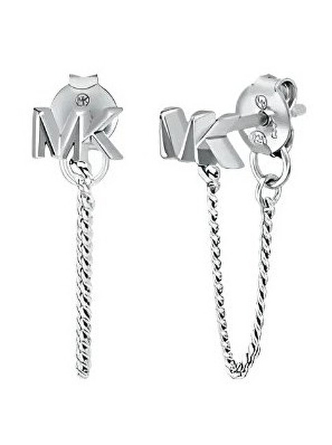 Michael Kors Fashion stříbrné visací náušnice Premium MKC1782040
