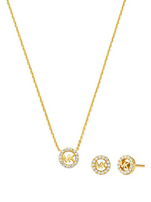 Michael Kors Pozlacená souprava šperků MKC1837SET