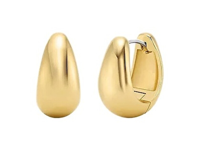 Michael Kors Kruhové náušnice Teardrop Metallic Muse MKJ8579710 zlatá