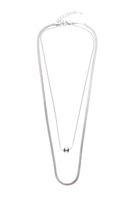 Marc Malone Módní ocelový náhrdelník Luna Silver Necklace MCN250257S