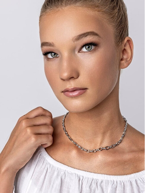 Marc Malone Ocelový náhrdelník pro ženy Elisa Silver Necklace MCN24019S